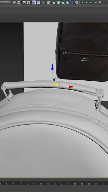 Leather Backpack Black By Polo Ralph Lauren |3DS MAX| Full video in description #3dsmax #modeling смотреть онлайн