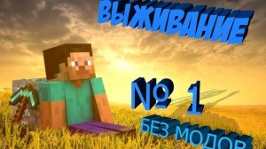Выживание в майнкрафте | Без модов