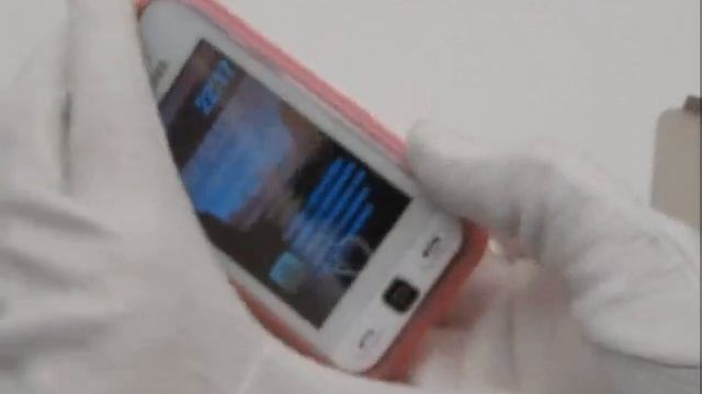 Полимерный чехол для Samsung  S5230 Розовый.avi