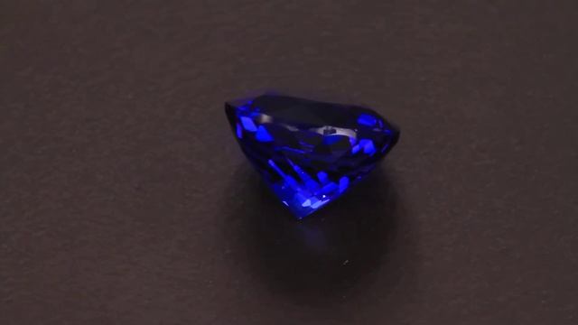 Violet Blue Round Brilliant Cut Tanzanite Gemstone 4.36 Carats смотреть онлайн