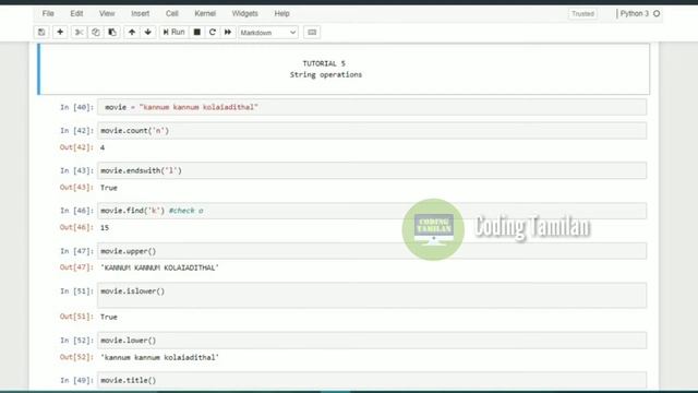 Python Tutorial in Tamil for Beginners | List Python | Python Udemy Course Full Tutorial | Part 2