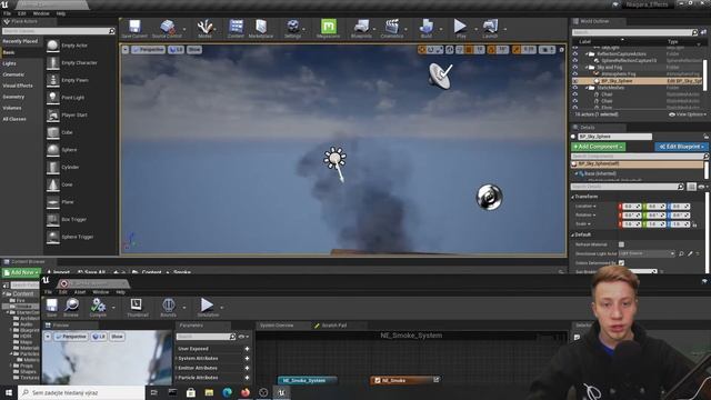 Niagara Smoke tutorial in Unreal Engine 4 (UE4 smoke niagara tutorial)