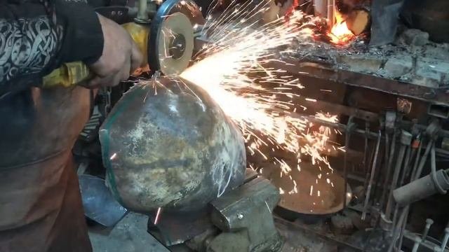 Ковка шлема быстро просто ! Часть 2