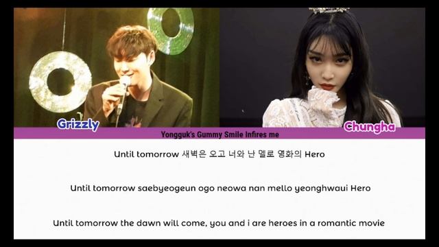 GRIZZLY (그리즐리) x CHUNGHA (청하) - RUN COLOR CODED LYRICS (HAN|ROM|ENG)