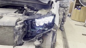 Kia Sorento 2020-2023 Замена рефлекторов Ближнего света