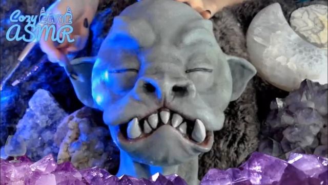 ASMR | Grooming a Gargoyle at the Cozy Cave Spa (Monster Skincare)