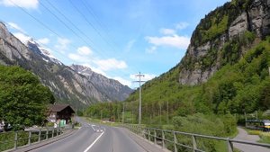 Lauterbrunnen to Grindelwald Car Driving Switzerland 4K | 5K UHD Video