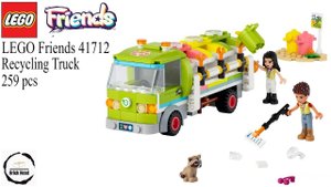 LEGO Friends 41712 Recycling truck | Speed Build  #friends #lego #speedbuild