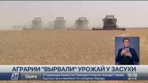 Миллионерами ушли с торжественного мероприятия хлеборобы Костанайской области