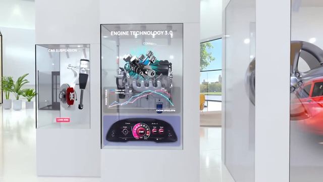 LG Transparent OLED Signage for Auto Showroom смотреть онлайн