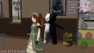 работаю кафе 24 часа/// school girls simulator mod