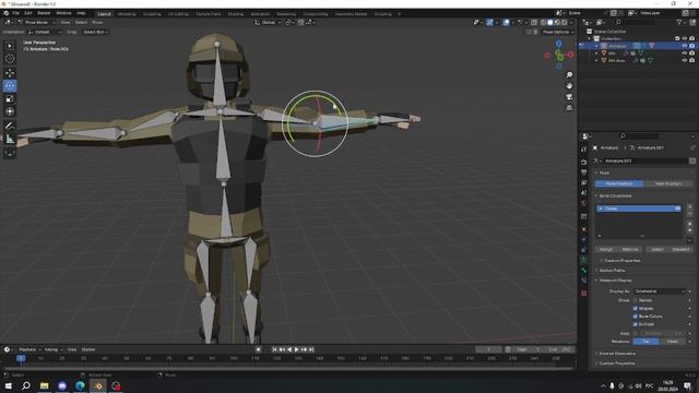 СОЗДАНИЕ ВИРТУАЛЬНОГО СКЕЛЕТА В БЛЕНДЕР / Armature в Blender смотреть онлайн