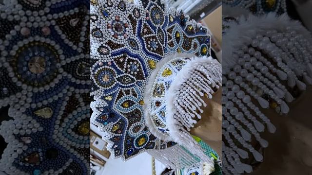 Процесс создания кокошника и наручей #лисьямастерская