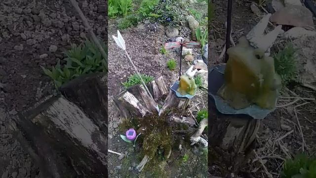 наш сказочный уголок в саду