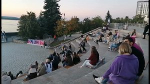 #САМАРА Фестиваль уличного кино на Софийской набережной в День Города -YOUTUBE
