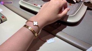NYC VAN CLEEF & ARPELS SHOPPING VLOG 2022: PRICE & TRY ON | ALHAMBRA, FRIVOLE, PERLEE 🚕💎 纽约梵克雅宝珠宝购物