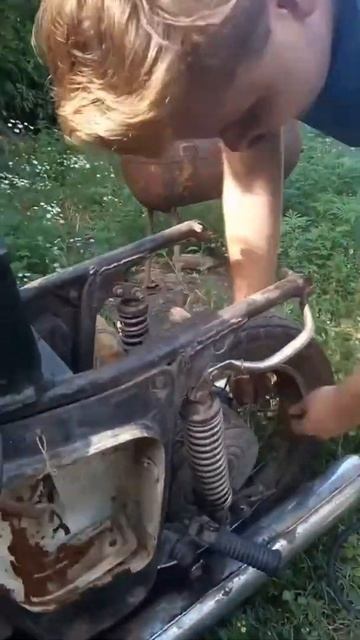 Иж ПЛАНЕТА накачка колес 2 часть