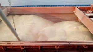 Погрузка зерна на корабль