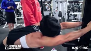 DANA LINN BAILEY TRAINING BACK Fitness Muscle Female Bodybuilding