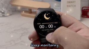 #37|🔵$55-Đồng hồ Smartwatch sức khỏe GUHUAVMI,Amoled,Chuẩn Đoán Y Tế,IP68,ECG,PPG,App Healthwear