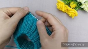 Резинка спицами/ 2*2/ ровно и аккуратно //Knitting elastic / 2 * 2 / smooth and neat