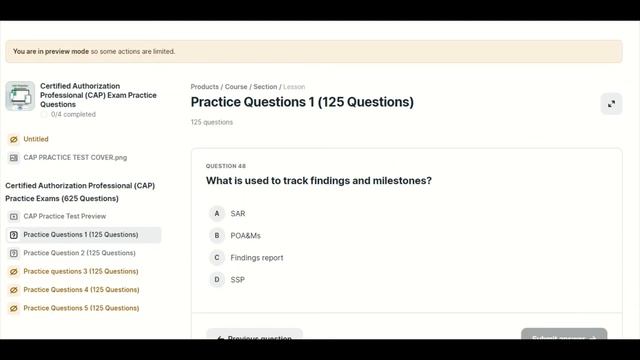CAP Exam Practice Tests
