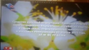Свидетельство регистрации Триколор Информ (ТВ-ТВ, 2015-2018) Заставка