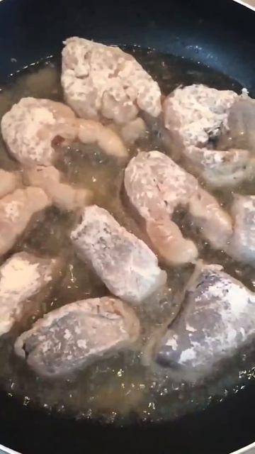 Жареный хек