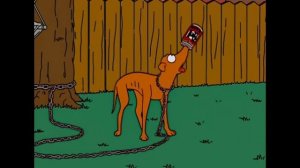 Маленький помощник Санты стал символом Дафф #симпсоны #юмор #ютуб  #сериал