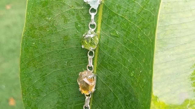 STERLING SILVER BRACELET | JEWELLERY | AMETHYST | QUARTZ | GARNET | PERIDOT | CITRINE | HEALING |