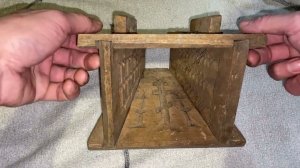 Нашел на чердаке деревенского дома, старинную кулинарную форму для пасхи.