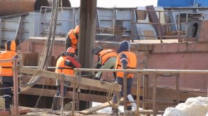 прогресс Большого Смоленского моста