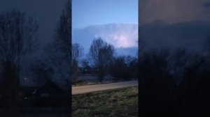 Первая гроза ⚡☁☔ в апреле
