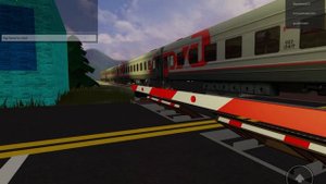 Russian Railroad Crossing In Action!