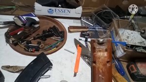 Страйкбольный бакелитовый магазин перепил . Airsoft original store for the Kalashnikov assault rifl