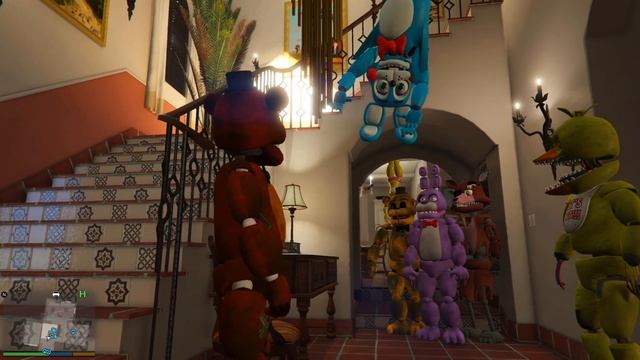 All TWISTED Animatronics VS All OLD Animatronics! GTA 5 Mods FNAF Multi Pulti