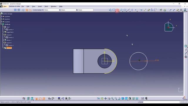 how to design in catia v5 | practice design 14 |3d modelling