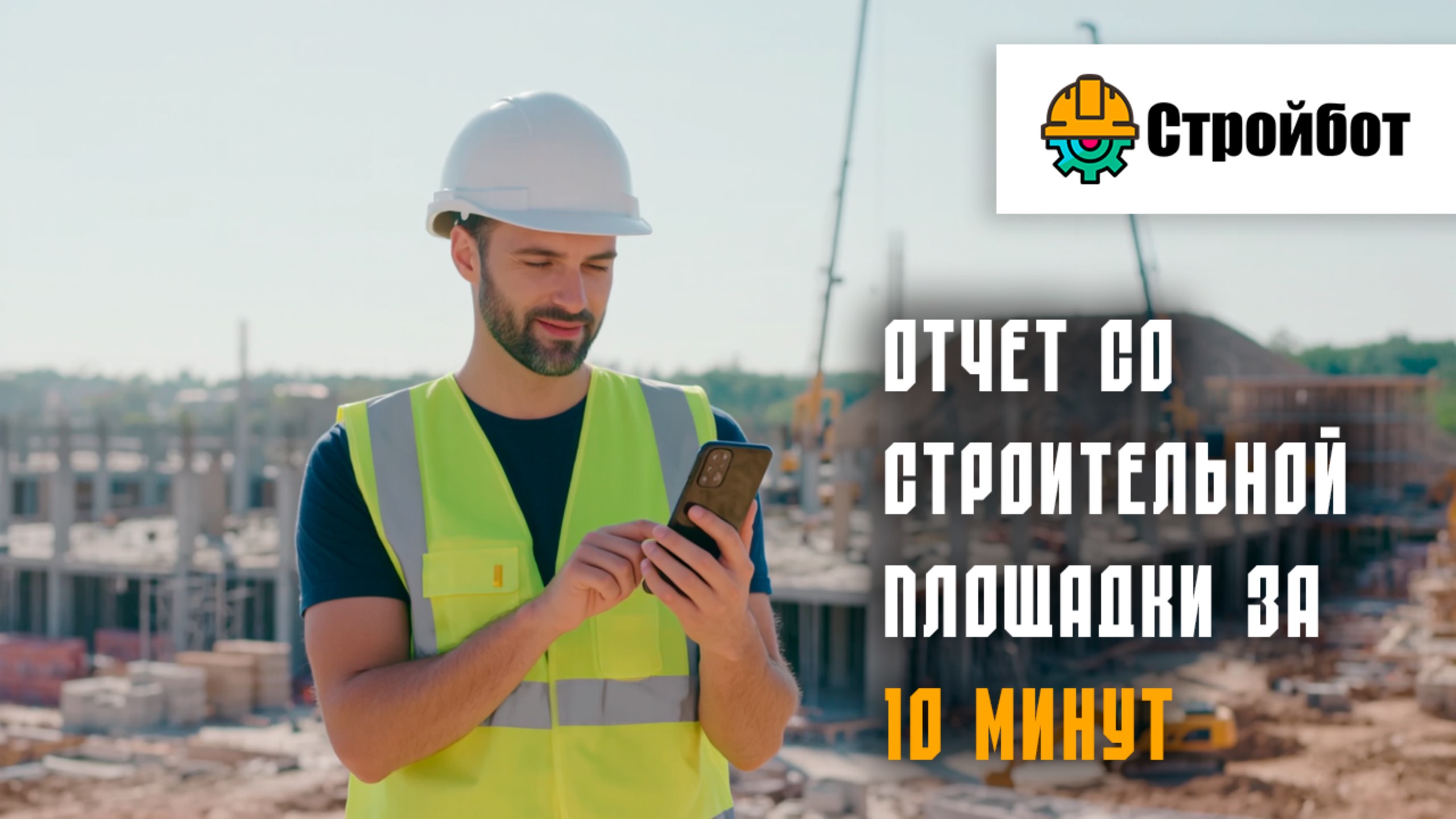 Создание ежедневного отчёта со строительной площадки в Стройбот