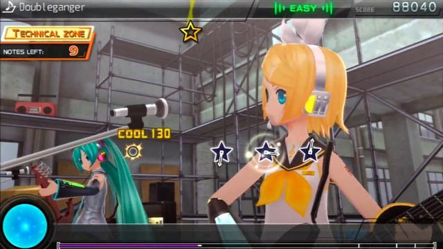 Hatsune Miku: Project DIVA F 2nd - Doubleganger (easy) смотреть онлайн