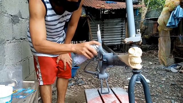 CUSTOMIZE FOLDABLE BIKE Gamit ang Non-Sag Epoxy (only in the Philippines) #subscribe