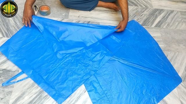 How to make kite with plastic bag 2 TAWA at home with flying test | diy with polypropylene bag смотреть онлайн
