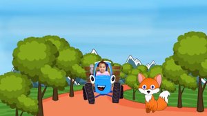 Синий Трактор - По полям, по полям синий трактор едет к нам! А ну малыш давай попробуй отгадай!