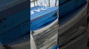 Японский улей. Выжившие пчелы в сибирские морозы.