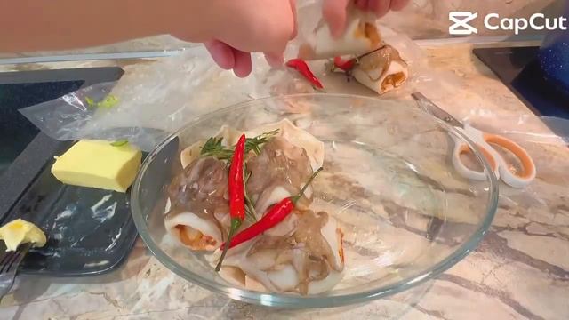 НОВИНКА😱 Фаршированный кальмар🦑 смотреть онлайн