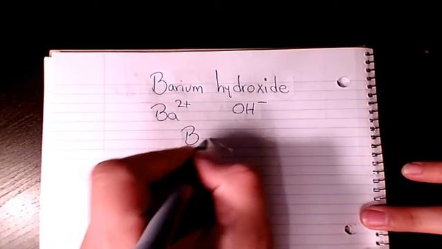 What is the molecular formula of barium hydroxide? - Chemistry смотреть онлайн