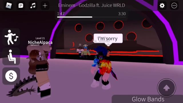 (Godzilla by Eminem) Club Iris dancing to the music 3 смотреть онлайн