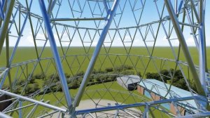 Каркас градирни Казанская ТЭЦ (КМД)