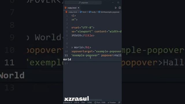 Изучаем новый API POPOVER: Улучшения в веб-разработке! #shorts смотреть онлайн