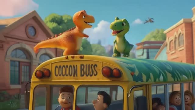 Wheels on the bus with the Dinosaurs 2 смотреть онлайн
