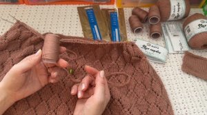 История одной работы! Жилет из пуха норки!